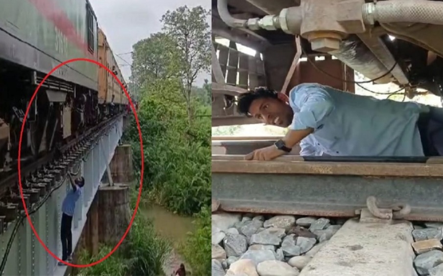 जब पुल पर खड़ी हो गयी ट्रेन, लोको पायलट ने जान की बाजी लगाकर प्रेशर लिकेज ठीक किया, फिर बढ़ायी ट्रेन