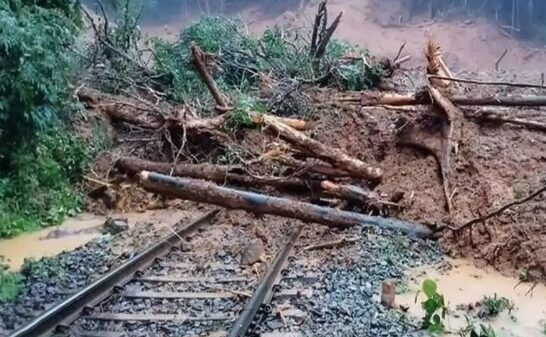 South Western Railway : गोवा-कर्नाटक सीमा पर भूस्खलन, पेड़ गिरने से ट्रेन परिचालन प्रभावित