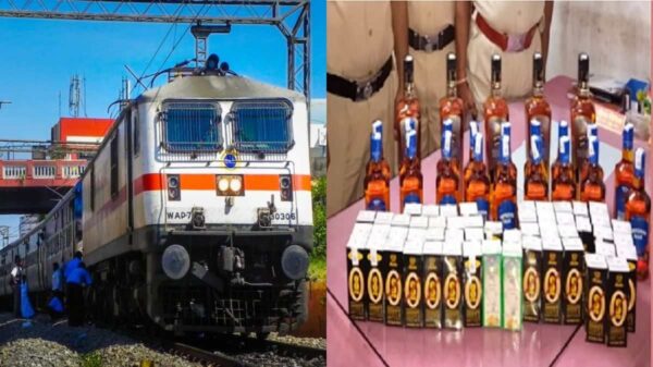 TATANAGAR : ट्रेनों के एसी कोच में ऑनडिमांड उपलब्ध है शराब, बेडरोड कर्मी 14 बोतल संग पकड़ाया