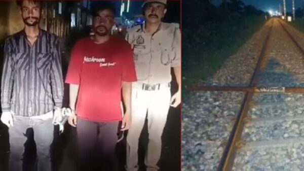 UP : रामपुर में रेलवे ट्रैक पर लोहे का खंभा रखने का खुला राज, गिरफ्तार सनी और टिंकू ने पुलिस को बतायी यह कहानी