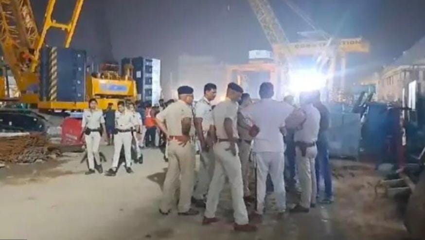 Patna Metro Accident : टनल निर्माण कार्य में बेकाबू हुई क्रेन, दो लोगों की गयी जान